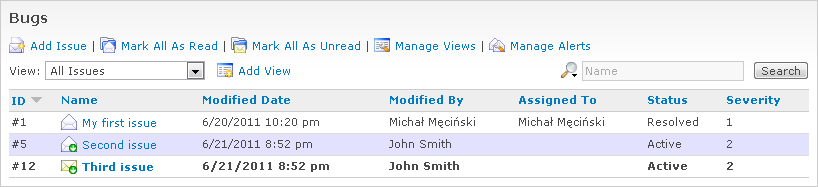 Subscribed issues